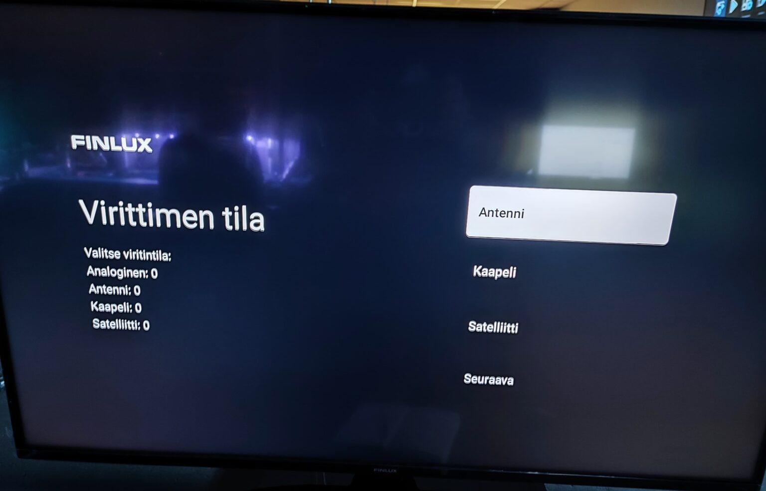 Google tv ensimm inen asennus finlux