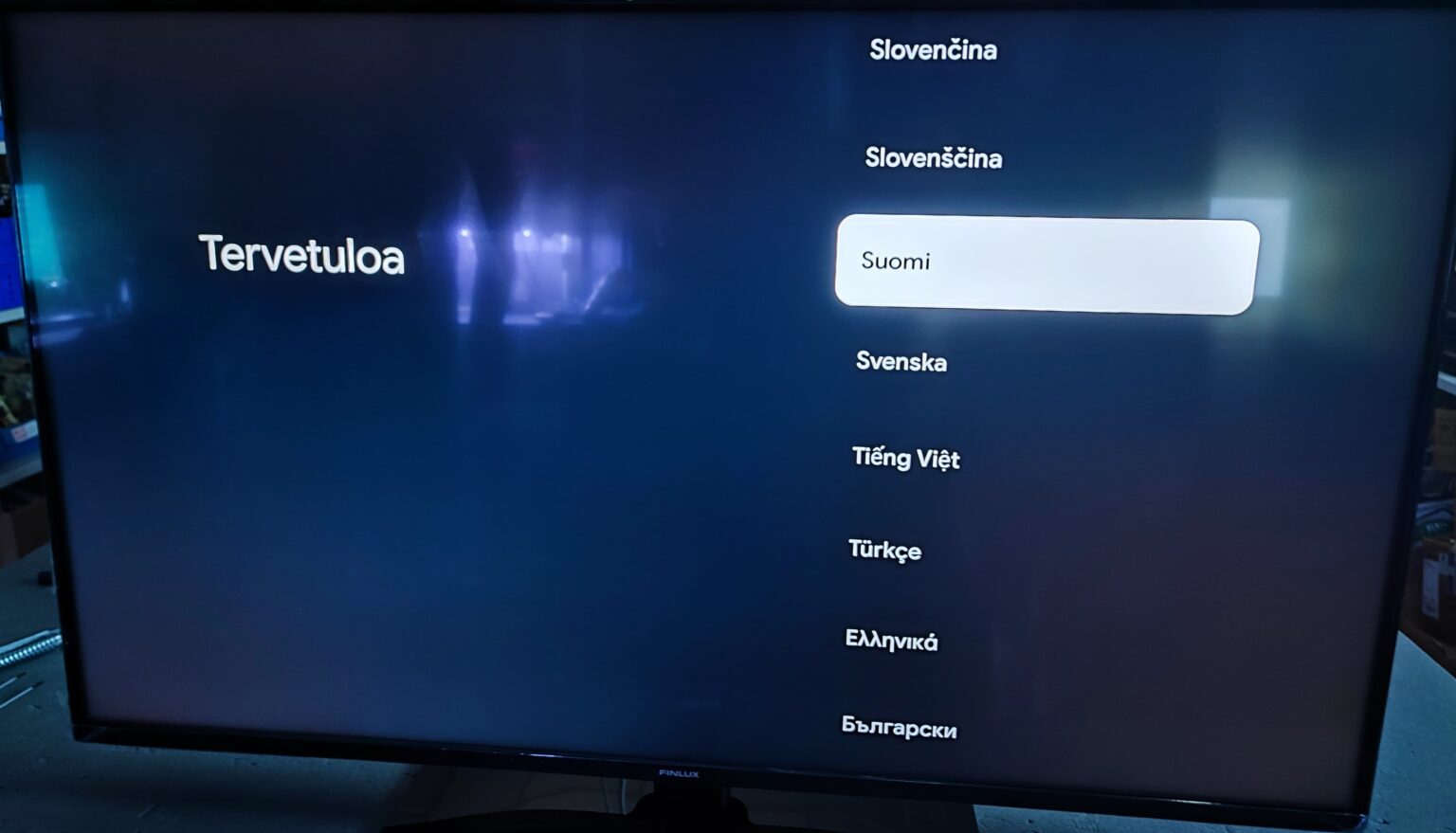 Google tv ensimm inen asennus finlux